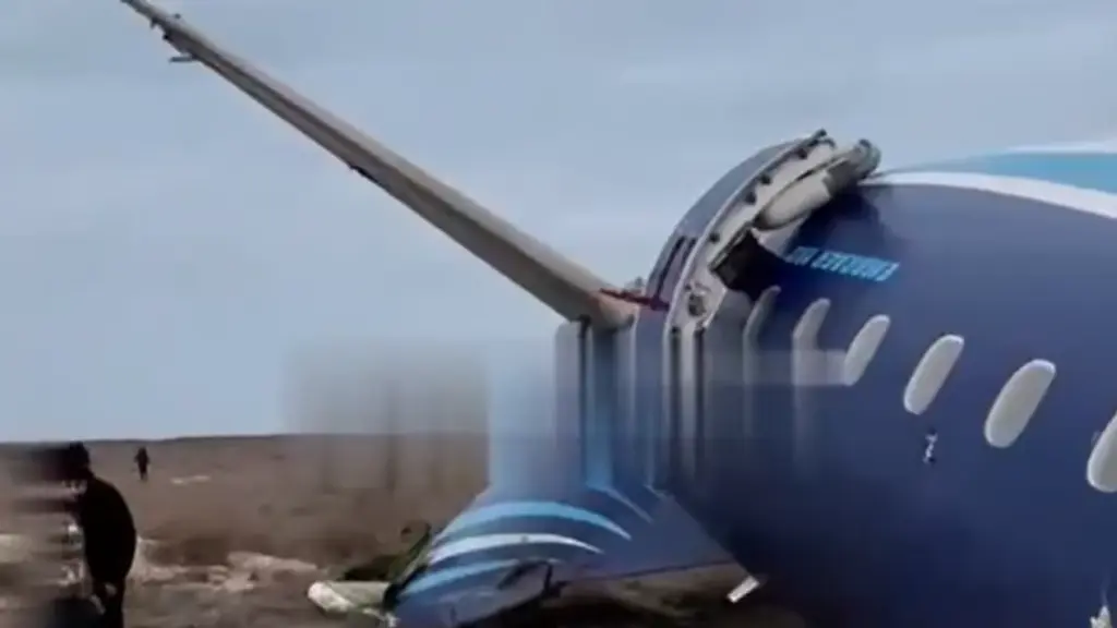 Azerbaijan Airlines Passenger Plane Crashes in Kazakhstan, 72 Onboard